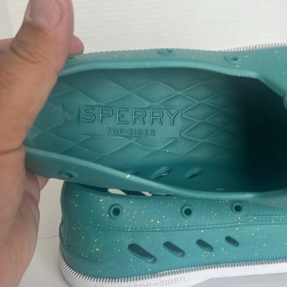 Sperry Men's Authentic Original Float Boat‎ Shoe, Teal Speckle, 13 ♣️ - Picture 6 of 8